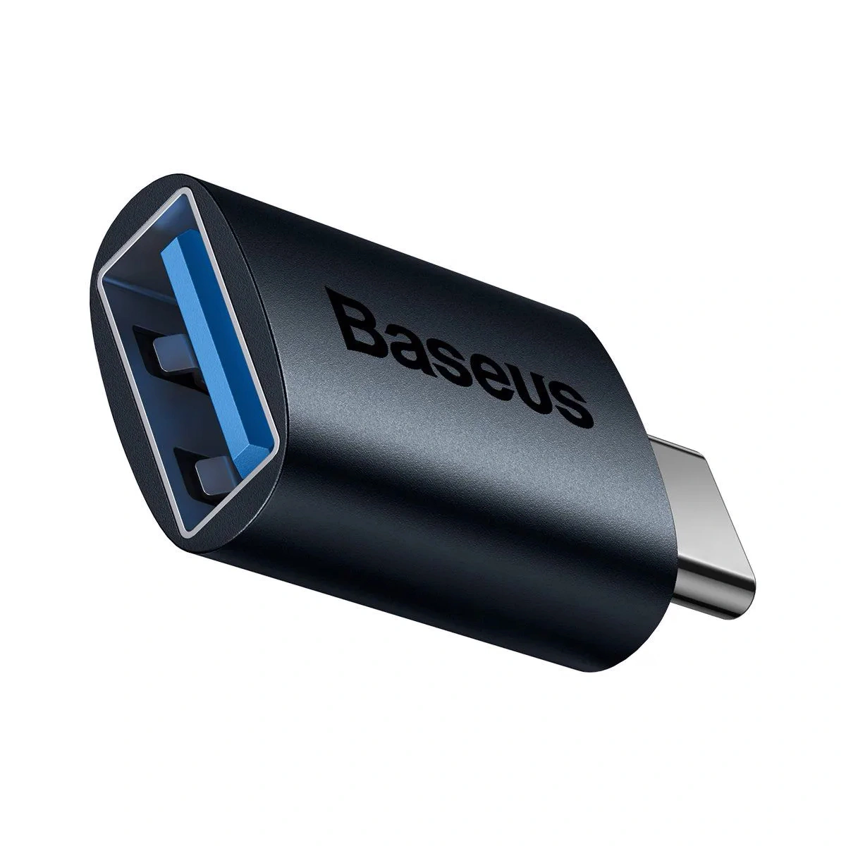 Переходник Baseus Ingenuity Series Mini OTG Adaptor Type-C to USB-A 3.1, Синий (ZJJQ000003). Фото 1