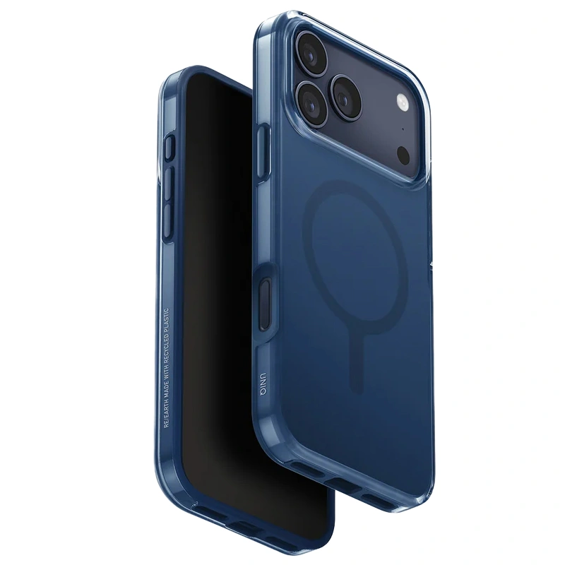 Накладка Uniq Clario Protective MagSafe для iPhone 17 Pro Max, Королевский синий (IP6.9P(2025)-CLARMRBLU). Фото 1