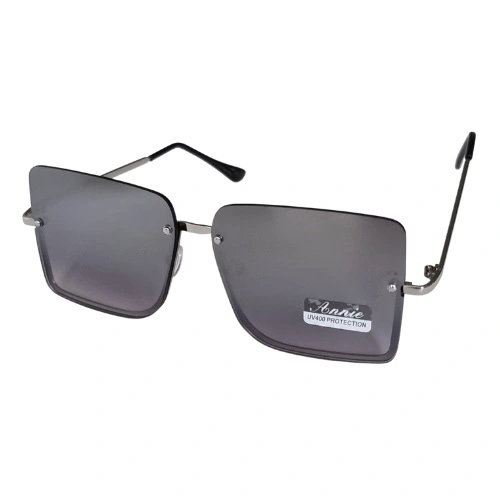 Солнцезащитные очки Annie 1019, Чёрный, дымчатый. Фото 1