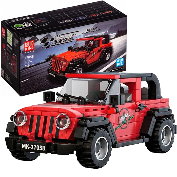 Конструктор Mould King Models 27058. Внедорожник Wrangler, 465 деталей. Фото 1