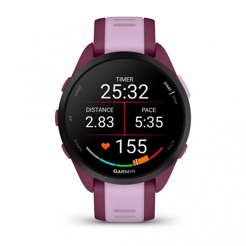 Умные часы Garmin Forerunner 165 Music Amoled, Berryl/Lilac. Фото 7