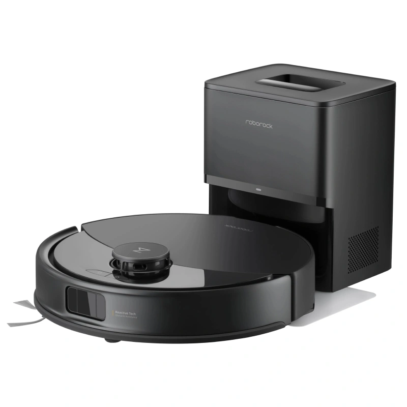 Робот-пылесос Roborock Q8 Max Pro Plus, Черный (RRA1TAL). Фото 1