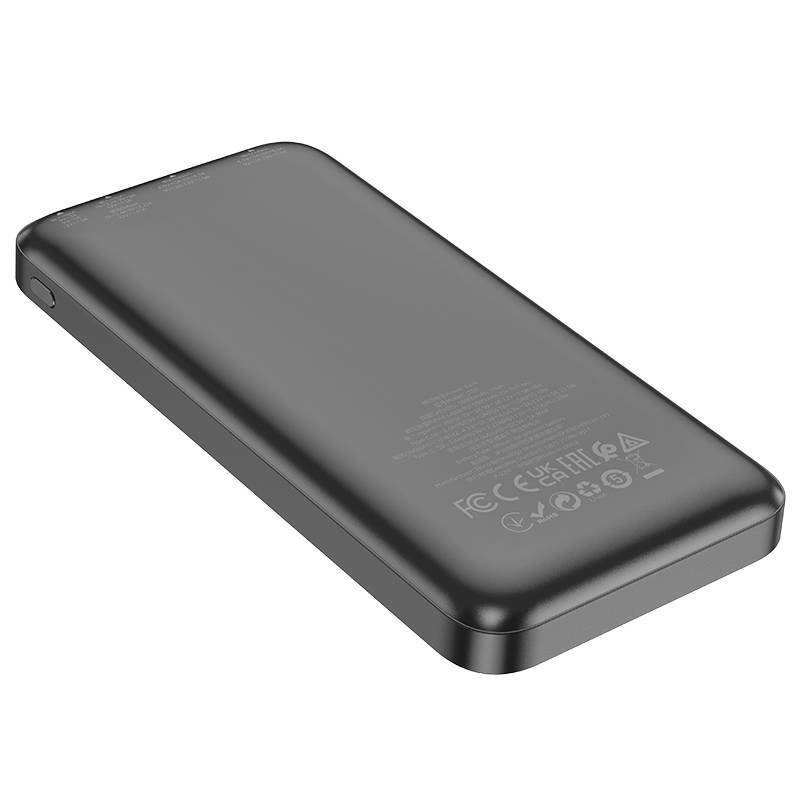 Внешний аккумулятор Hoco J101 Astute 10000mAh 22.5W, Чёрный. Фото 3