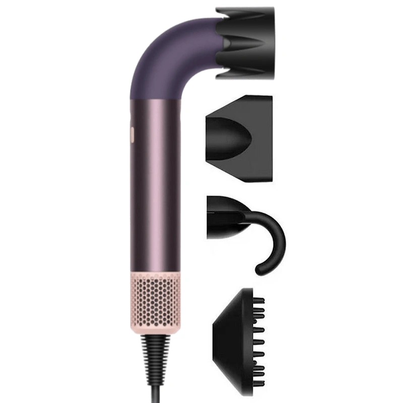 Фен для волос Beheart Hair Dryer X11 Pro, Purple (6 насадок). Фото 1