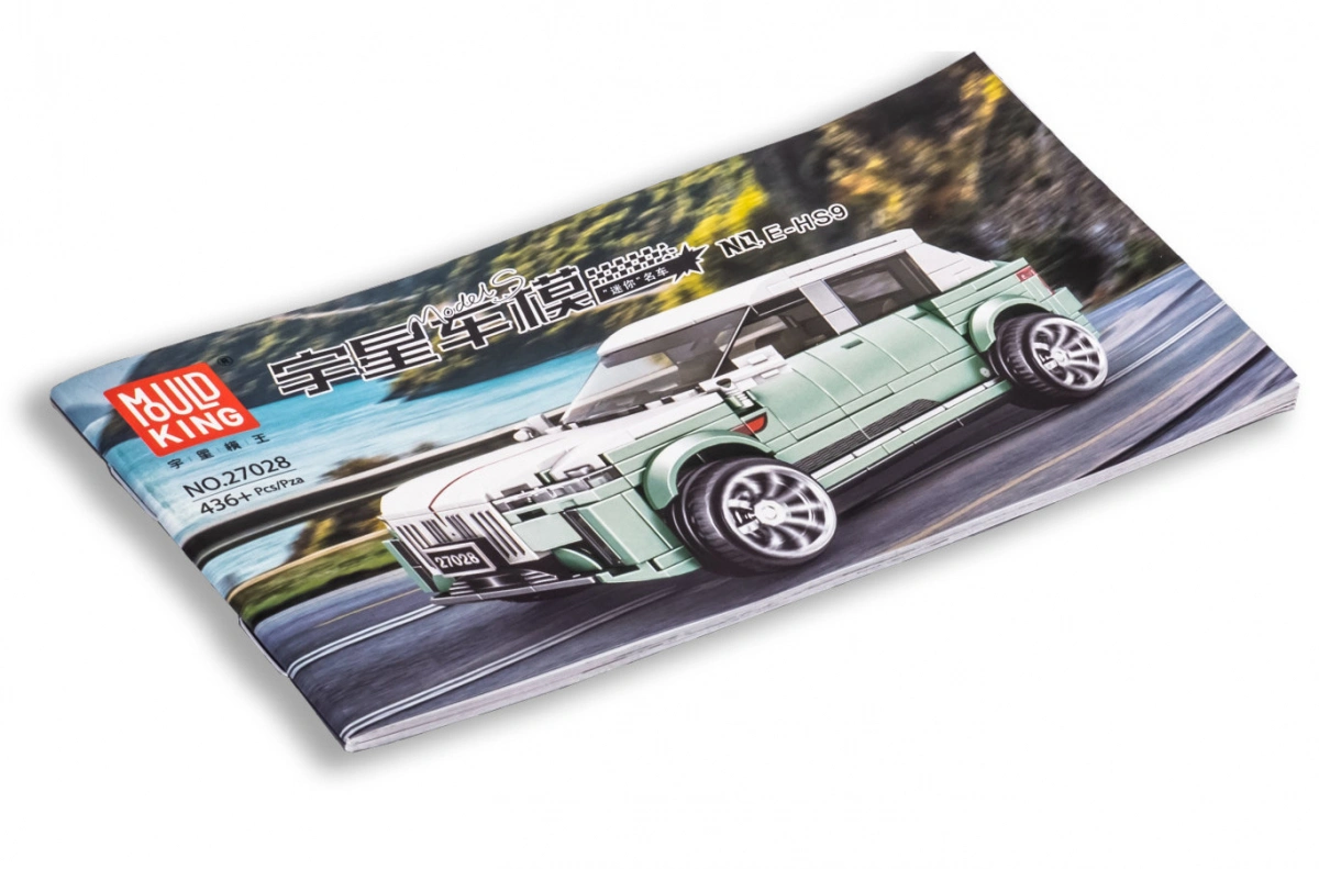 Конструктор Mould King Models 27028. Hongqi E-HS9, 436 деталей. Фото 2