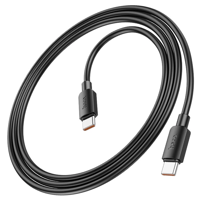Кабель Hoco X96 Hyper PD60W Type-C - Type-C 1м, Чёрный. Фото 3