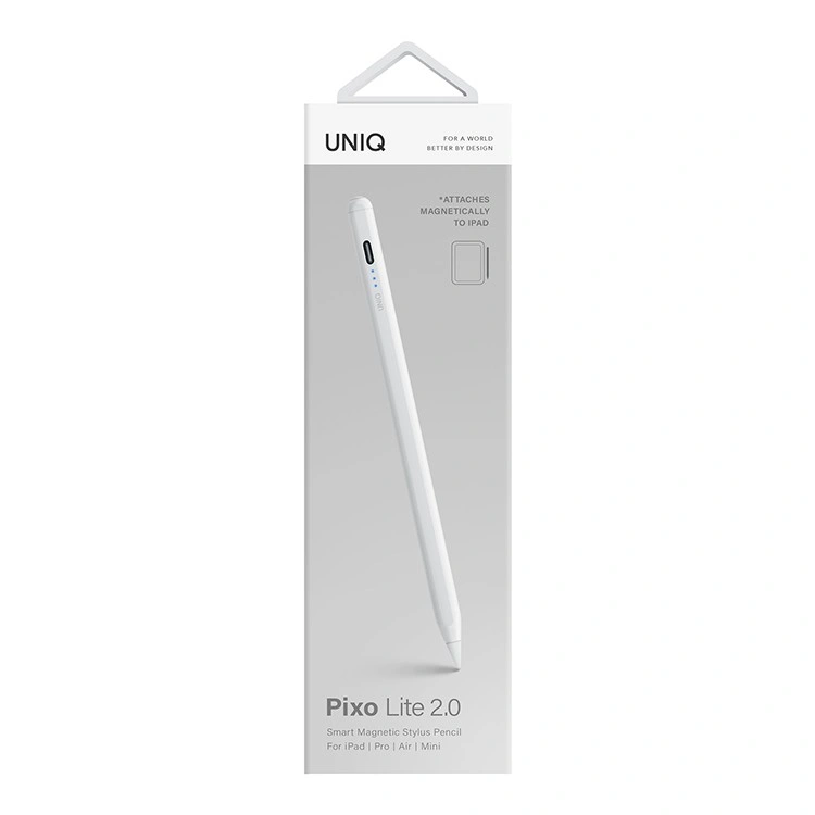 Стилус Uniq PIXO LITE 2.0 Magnetic Stylus for iPad, White (PIXOLITE2-WHITE). Фото 2