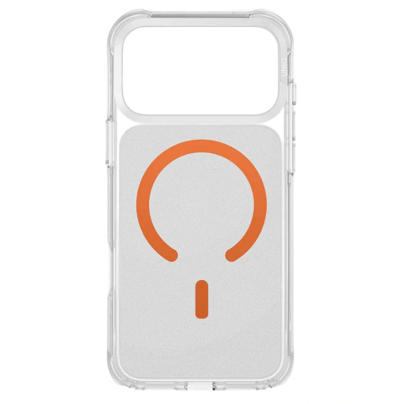 Накладка Uniq для iPhone 17 Pro LifePro Xtreme (AF) MagSafe, Морозно-оранжевый (IP6.3P(2025)-LXAFMFCLRVO). Фото 3