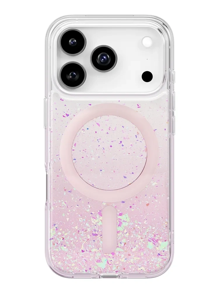 Накладка Uniq для iPhone 17 Pro Max COEHL Resin Rosara MagSafe, Розовая дымка (IP6.9P(2025)-ROSMPHAZ). Фото 1