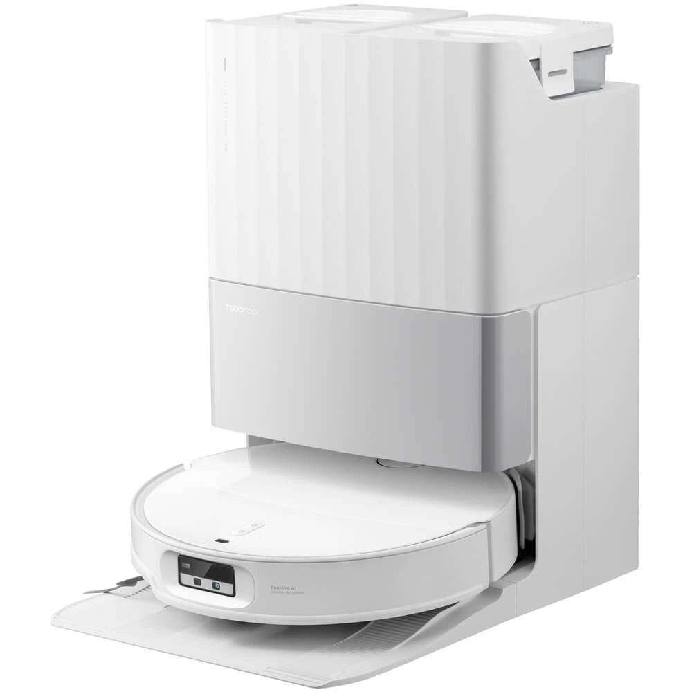 Робот-пылесос Roborock Qrevo EdgeT, Белый (RRE0VSC). Фото 1