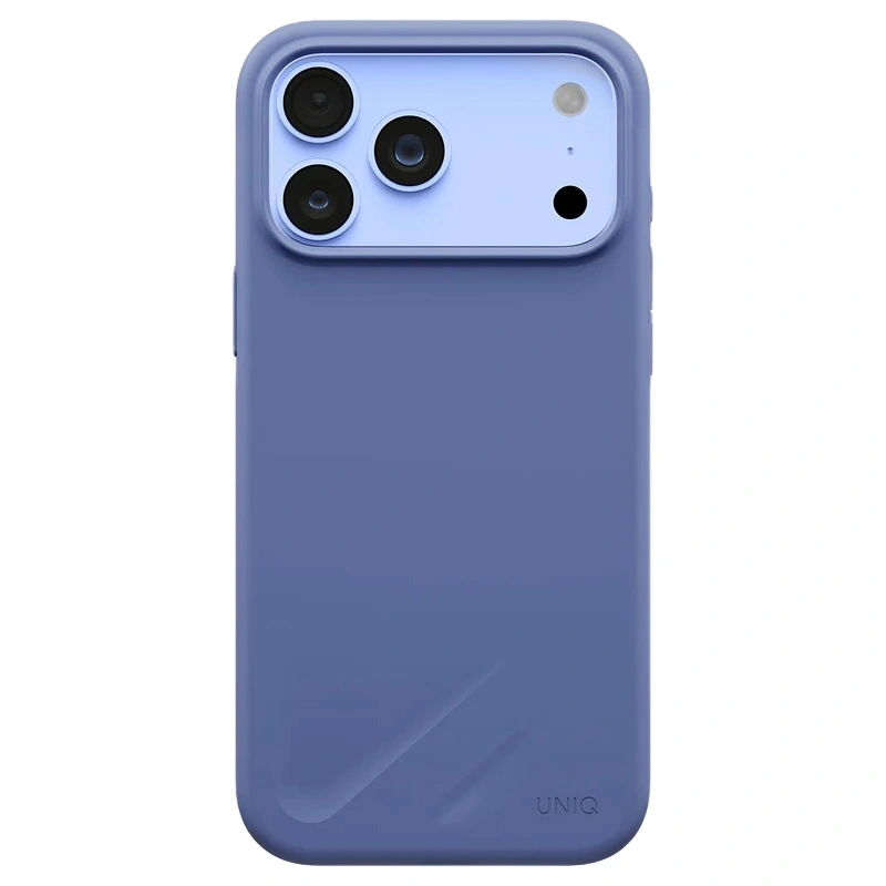 Накладка Uniq для iPhone 18 Pro Max / iPhone 17 Pro Max Lino Hybrid Silicone Case (MagSafe), Pebble Blue (IP6.9P(2026)-LINOMPEBLU). Фото 2