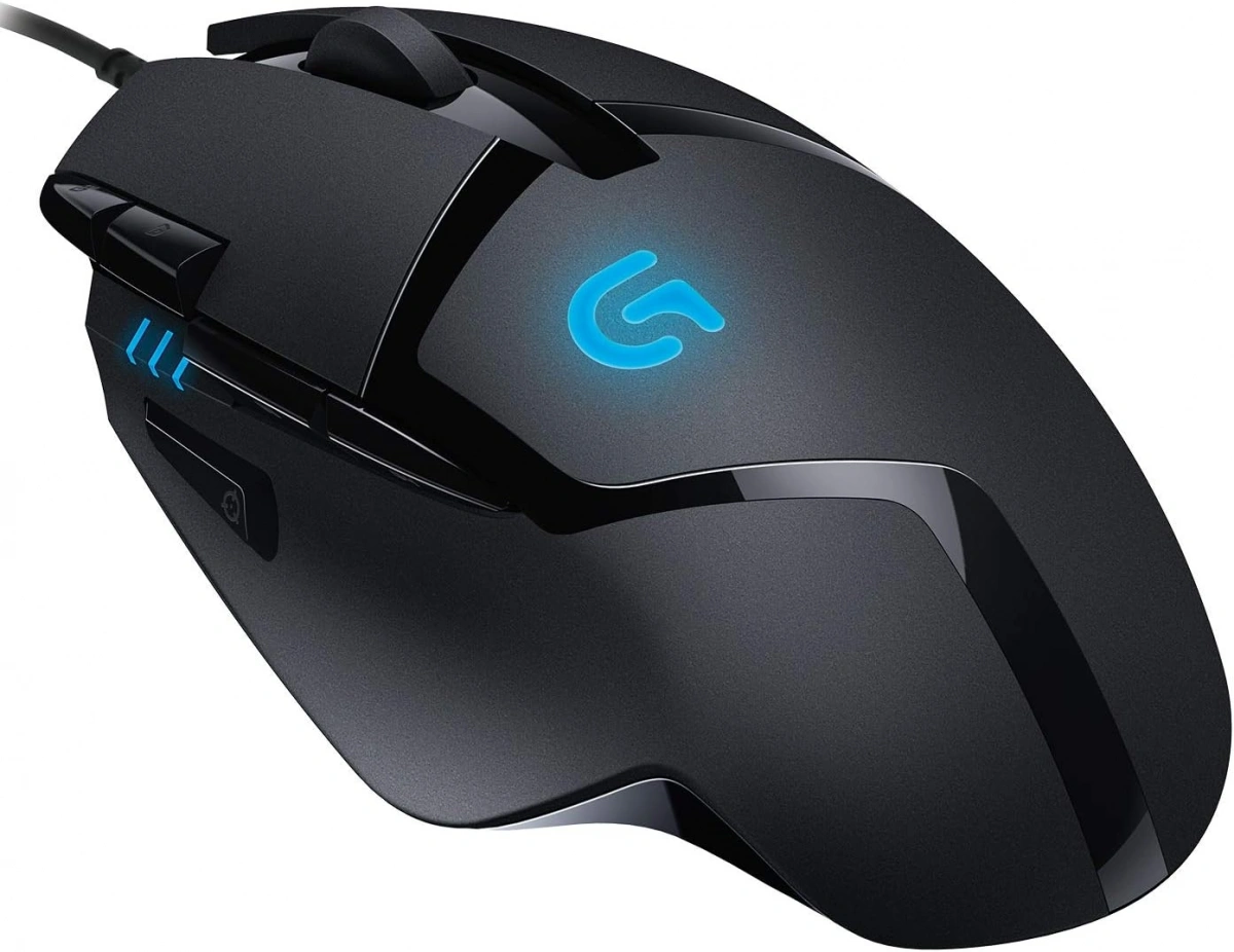 Мышь проводная Logitech G402 Hyperion Fury Gaming Mouse, Чёрная. Фото 3