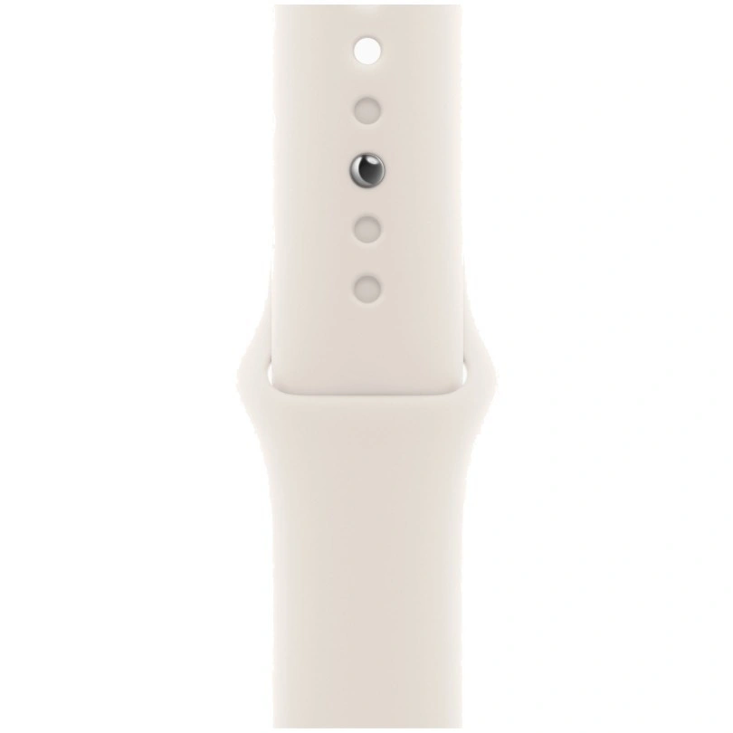 Apple Watch SE LTE 2024, 40 мм, алюминий цвета "Сияющая звезда", Starlight Sport Band, M/L (MXG03). Фото 3