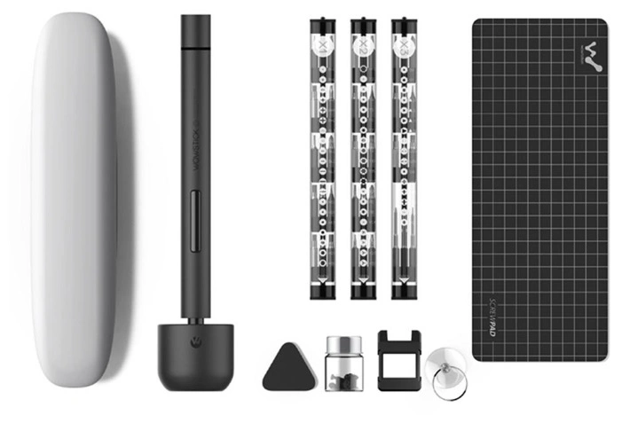Отвертка электрическая Wowstick 1F+ 69 in 1, Серая. Фото 1