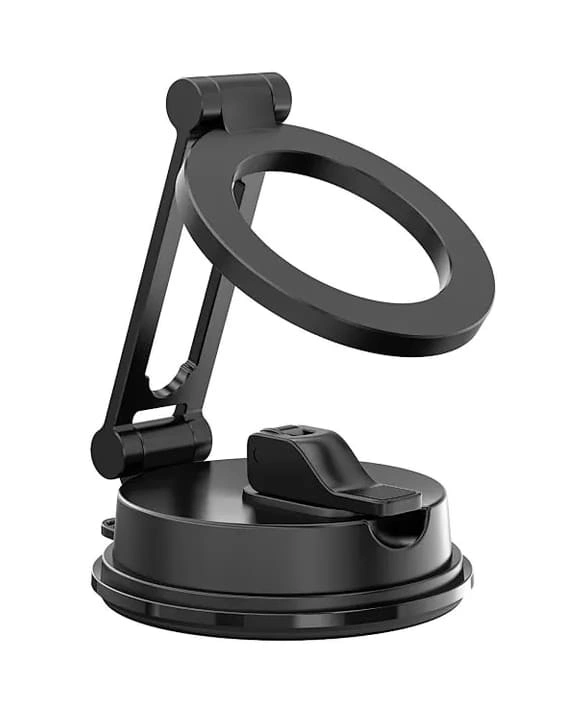 Держатель Wiwu Vacuum Suction Foldable Rotating Magnetic Phone Holder на присоске Wi-CH057, Black. Фото 6