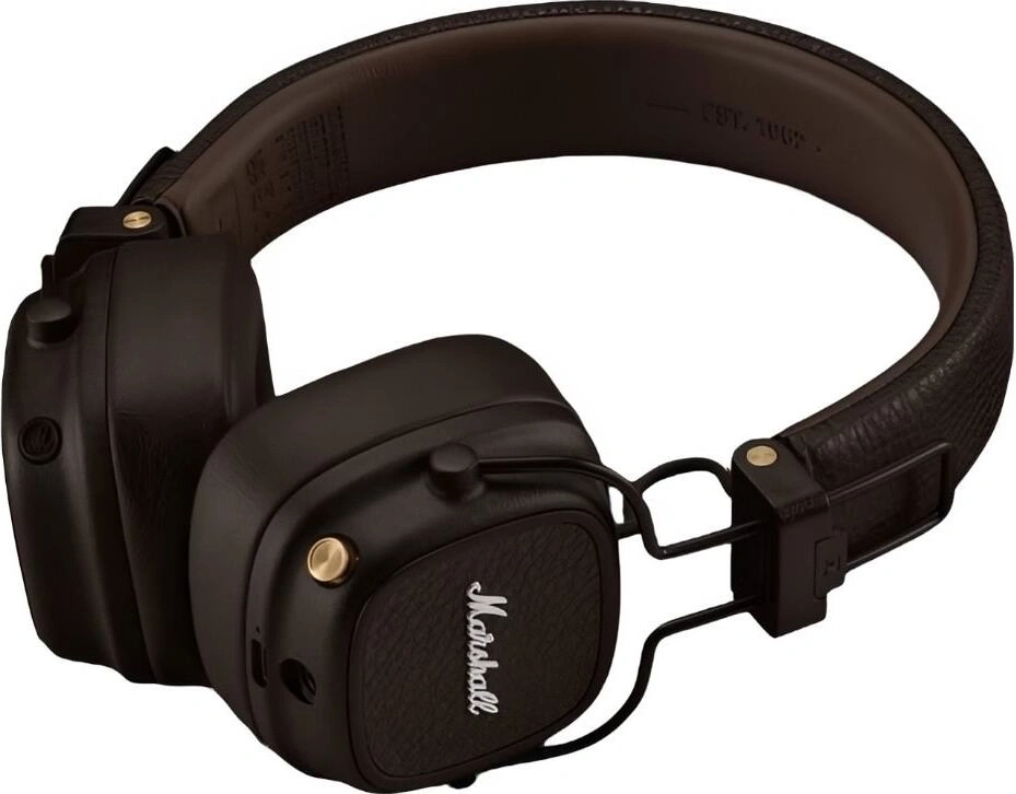 Беспроводные наушники Marshall Major V, Коричневый. Фото 2