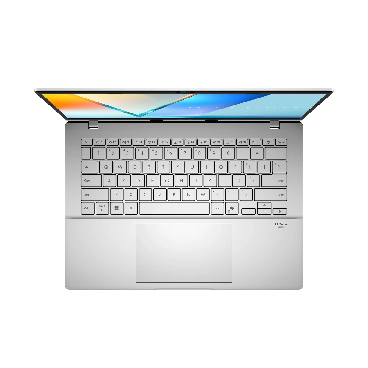 ASUS VivoBook S14 OLED, M3407HA-SF087, Серебристый (14" OLED, AMD Ryzen 5 220, 16 Гб, 512 Гб SSD, AMD Radeon, noOS) 90NB16E2-M005K0. Фото 2