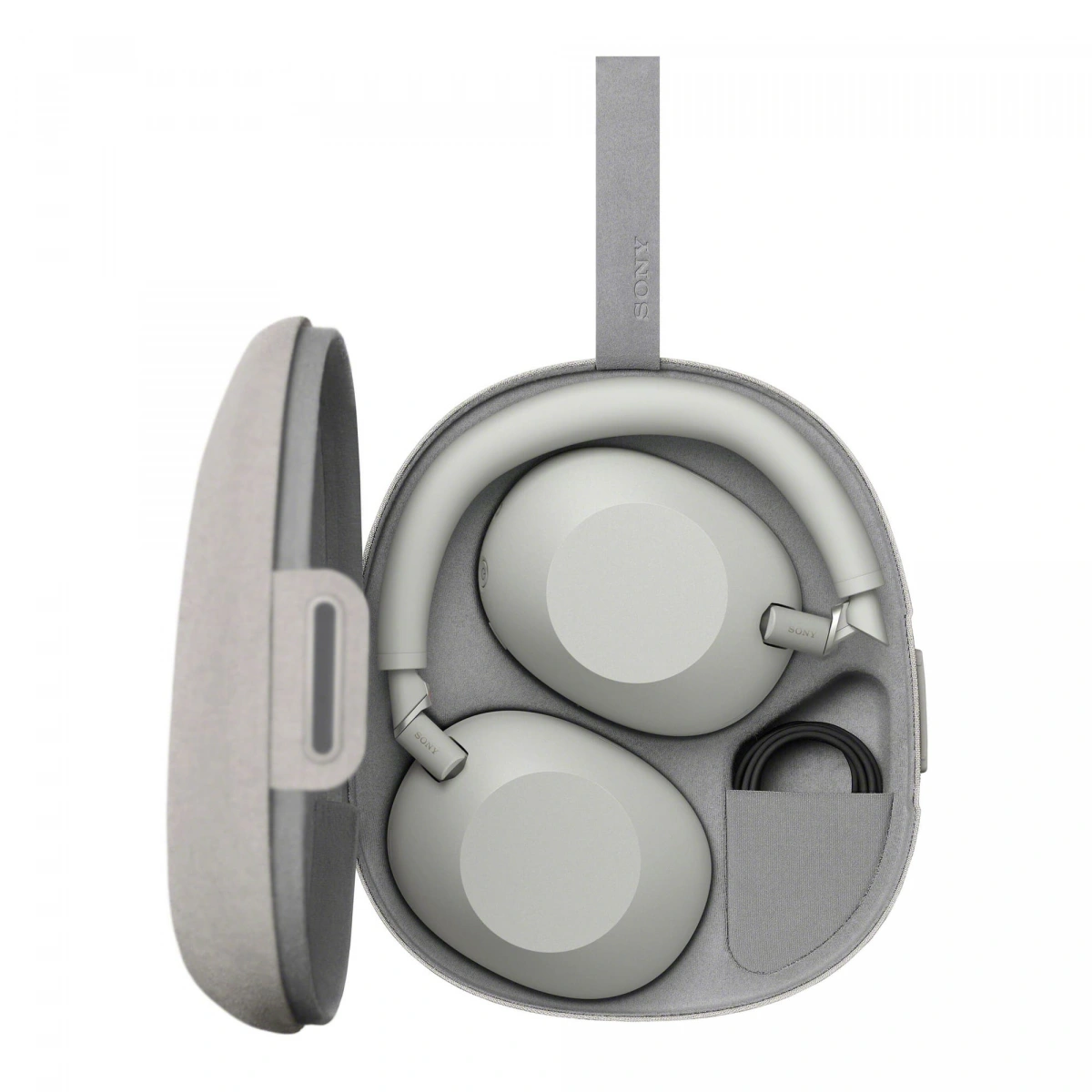 Беспроводные наушники Sony WH-1000XM6/SM с шумоподавлением, Серебристые. Фото 7