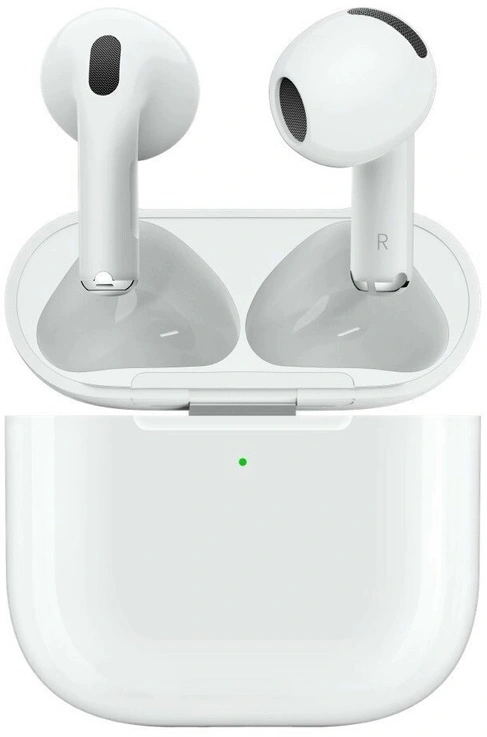 Беспроводные наушники Wiwu Airbuds 3 GT (Type-C Version), Белые. Фото 1