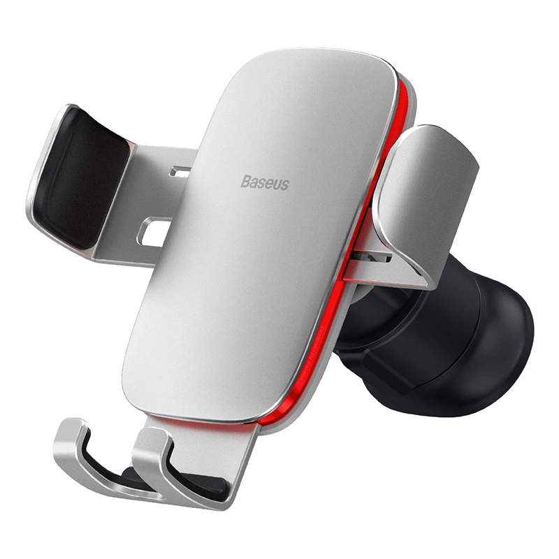 Держатель Baseus Metal Age II Gravity Car Mount, Silver (SUJS000012). Фото 4