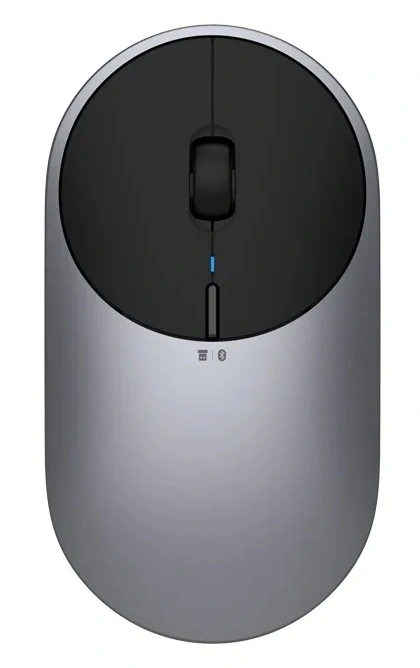 Мышь беспроводная XiaoMi Mi Portable Mouse 2 BXSBMW02 Black. Фото 1