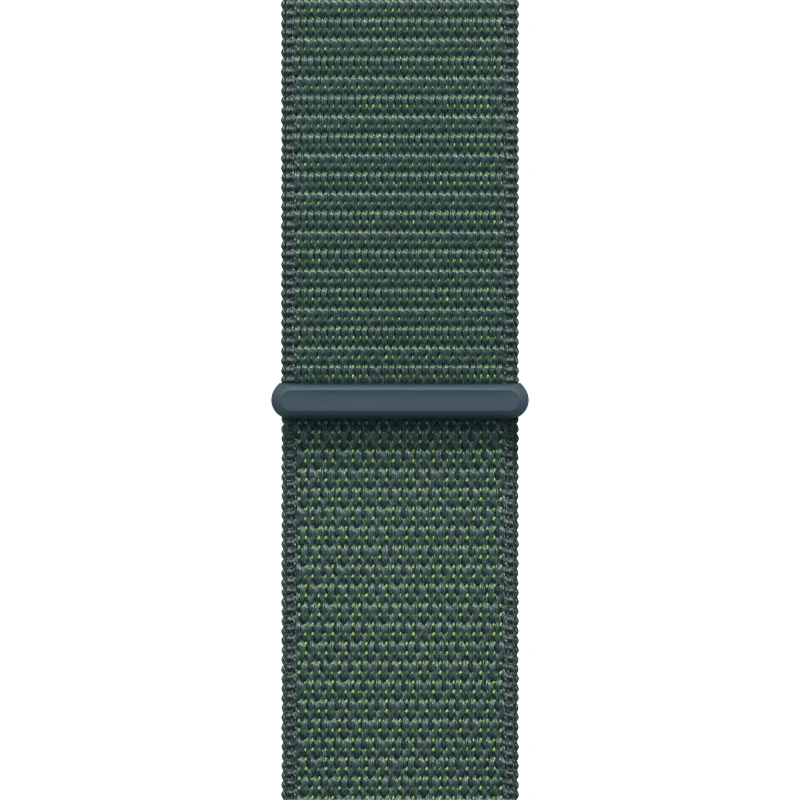 Apple Watch SE 2024, 40 мм, алюминий цвета "Starlight", Lake Green Sport Loop (MXEH3). Фото 3