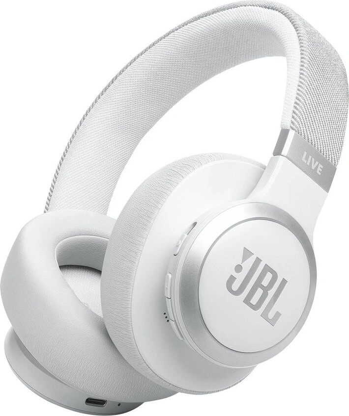 Беспроводные наушники JBL Live 770NC, Белый. Фото 1