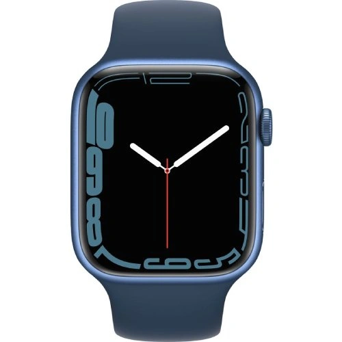 Умные часы Apple Watch Series 7, 45 мм, алюминий синего цвета (Уцененный товар). Фото 2