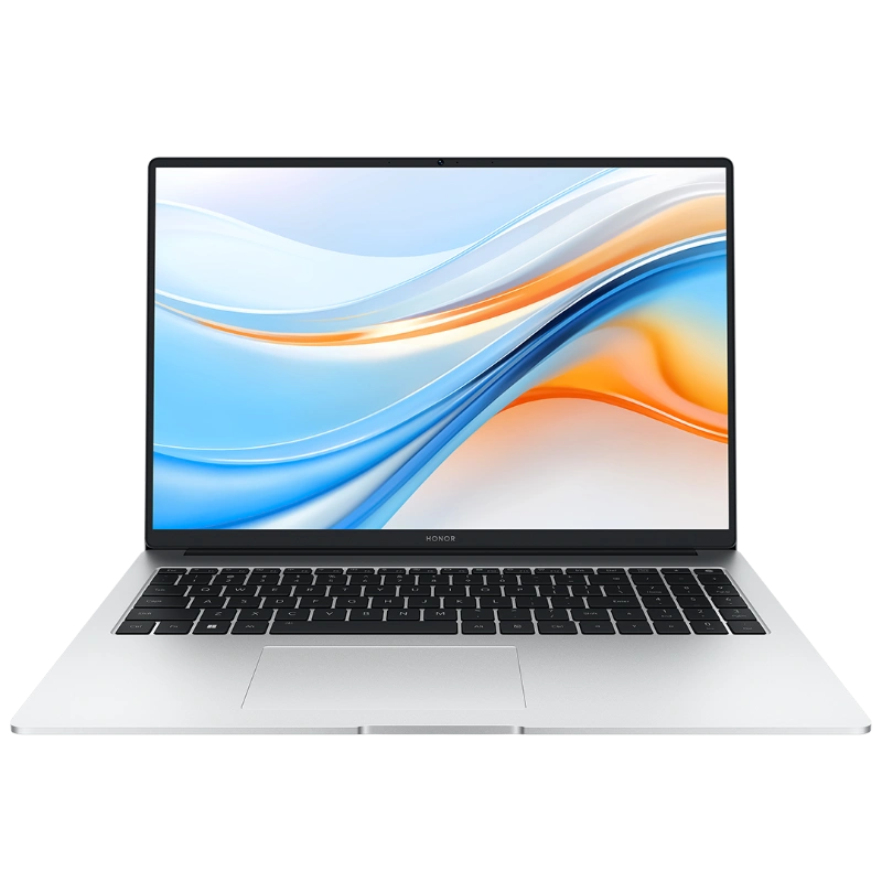 Honor MagicBook X16 Plus Silver (BRI-76) (5301AJLT) (16", Ryzen 7 8845HS, 16ГБ, 512ГБ SSD, AMD Radeon 780M, Windows 11). Фото 1