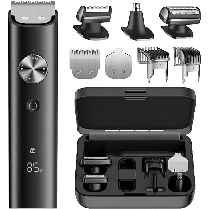 Машинка для стрижки Xiaomi Grooming Kit Pro XMGHT2KITLF, Black (MG-HC001A). Фото 5