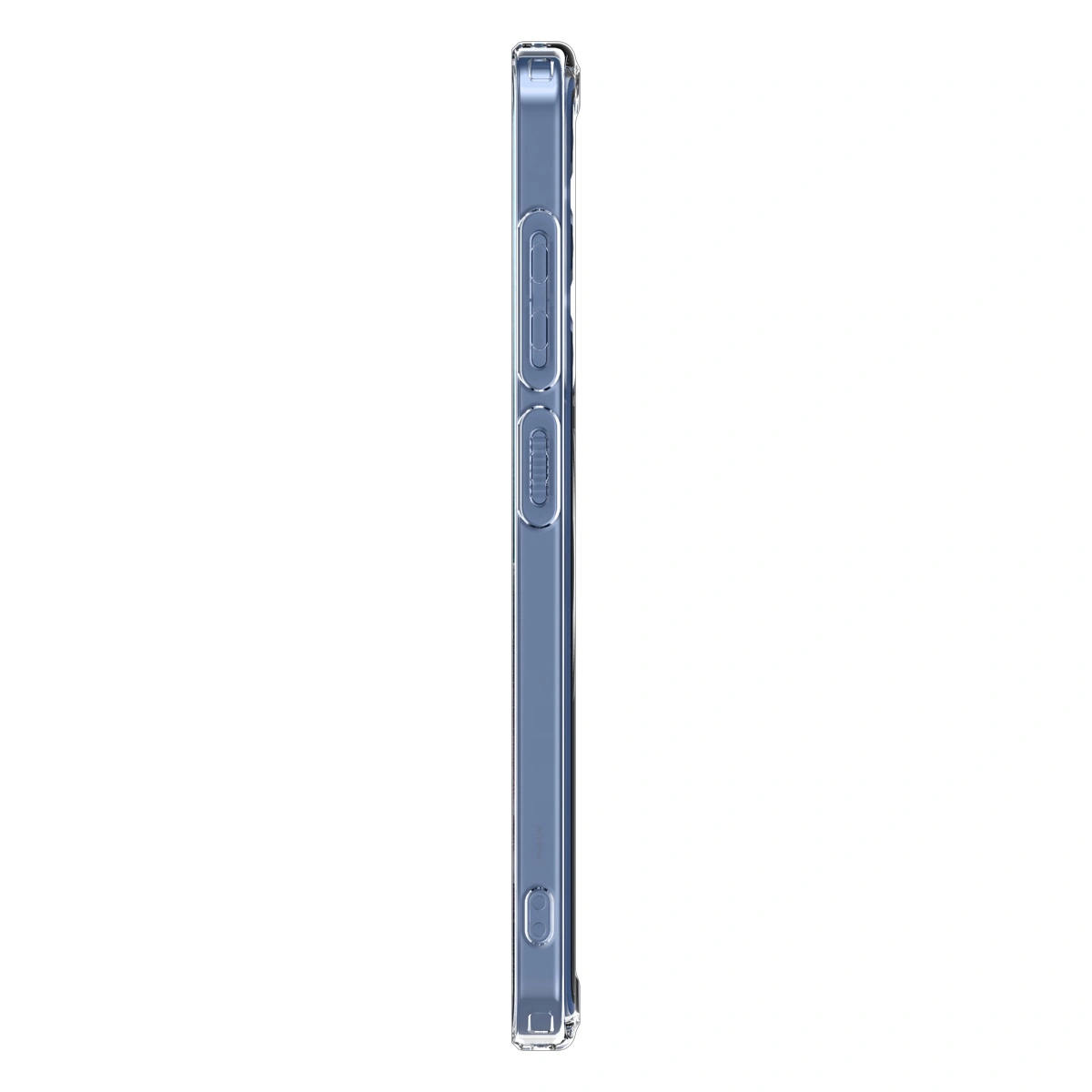 Накладка Spigen Ultra Hybrid для Samsung Galaxy S25 (MagSafe), Прозрачный/Белый (ACS09002). Фото 4