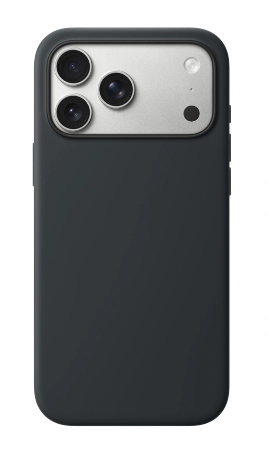 Накладка Silicone Case для iPhone 17 Pro, Чёрная. Фото 1