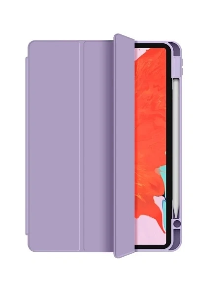 Чехол Smart Case With Pencil Holder для iPad Pro 12.9" (2020/2021/2022), Лавандовый. Фото 1