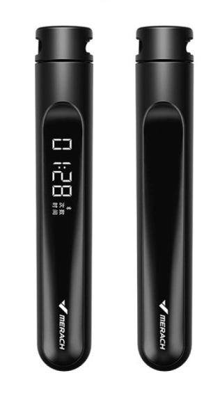 Умная скакалка Merach Intelligent Counting Rope Skipping J1, Чёрная. Фото 2