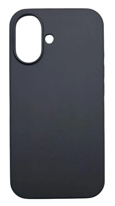 Накладка Silicone Case для iPhone 16, Серая. Фото 1