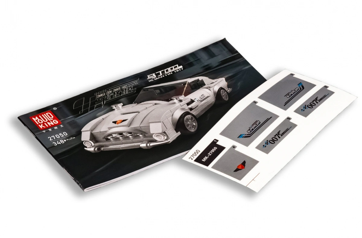 Конструктор Mould King Models 27050. Aston Martin DB5, 348 деталей. Фото 3