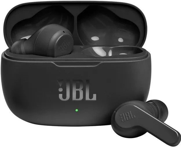 Беспроводные наушники JBL Wave 200, Чёрные (JBLW200TWSBLK). Фото 1