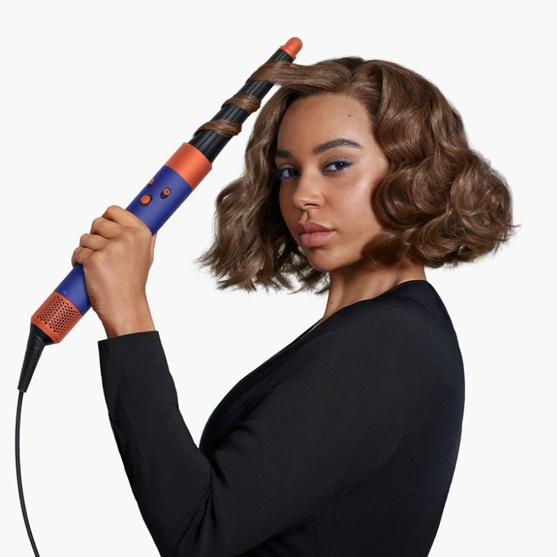 Стайлер для волос Dyson AirWrap ID Complete Long с диффузором HS08, Синий/Медный (подарочный кейс для хранения). Фото 4