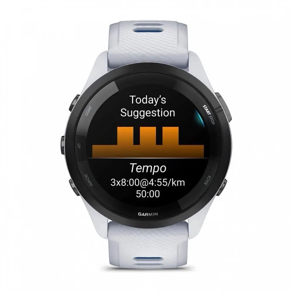 Умные часы Garmin Forerunner 265 Amoled Music White. Фото 2