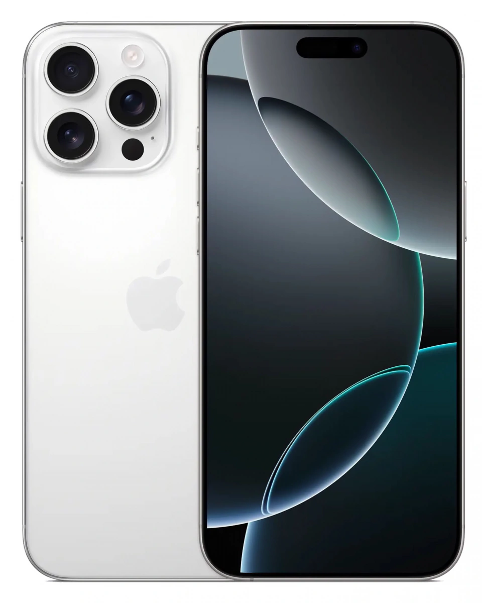 Смартфон Apple iPhone 16 Pro 128Гб Белый титан (eSIM) (Без RuStore). Фото 1