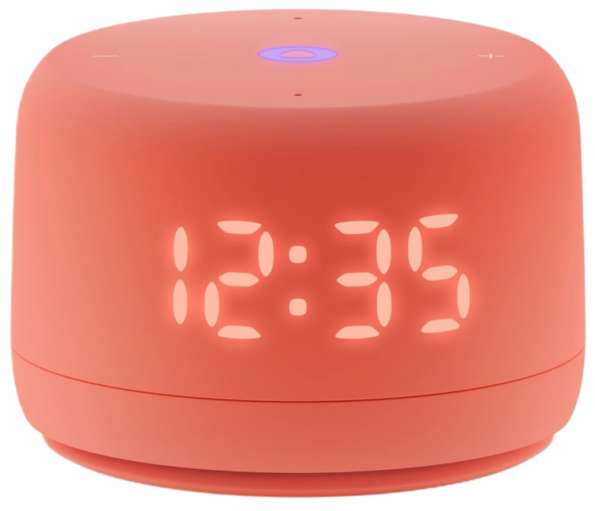 Умная колонка Яндекс Станция Лайт 2, Коралловый (YNDX-00026ORG). Фото 1