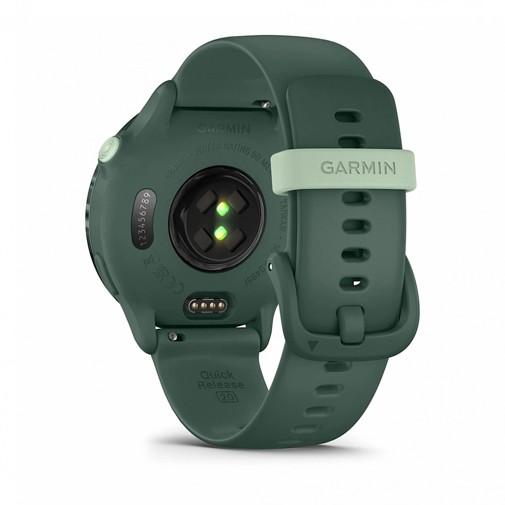 Умные часы Garmin Vivoactive 6 Metallic Jasper Green with Jasper Green Band (010-02985-42). Фото 5
