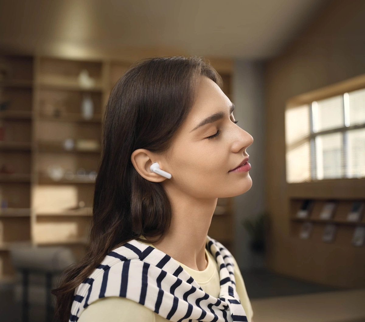 Беспроводные наушники Huawei FreeBuds SE 4 ANC, Голубой (T0026). Фото 11