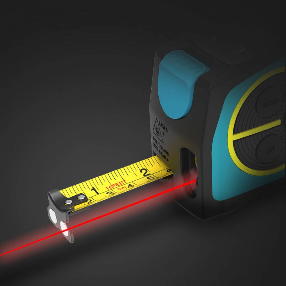 Лазерная рулетка XiaoMi Measuring Laser Ranging Tape Measure DT10, Blue. Фото 4
