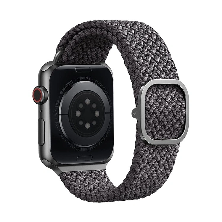 Ремешок Uniq для Apple Watch 44/45/49мм ASPEN Strap Braided, Grey (44MM-ASPGRY). Фото 3