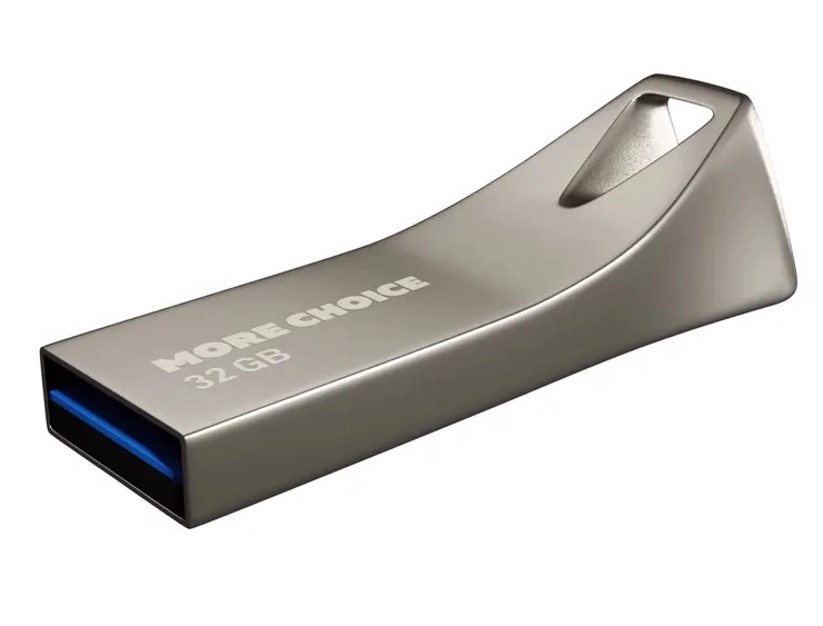Накопитель More Choice MF32m 32GB USB 3.0 металлический корпус, Metal. Фото 2