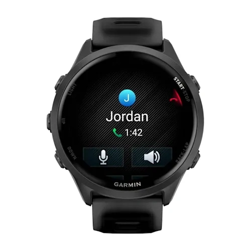Умные часы Garmin Forerunner 570 42mm Slate Gray Aluminum with Translucent Black Silicone (010-02970-40). Фото 2