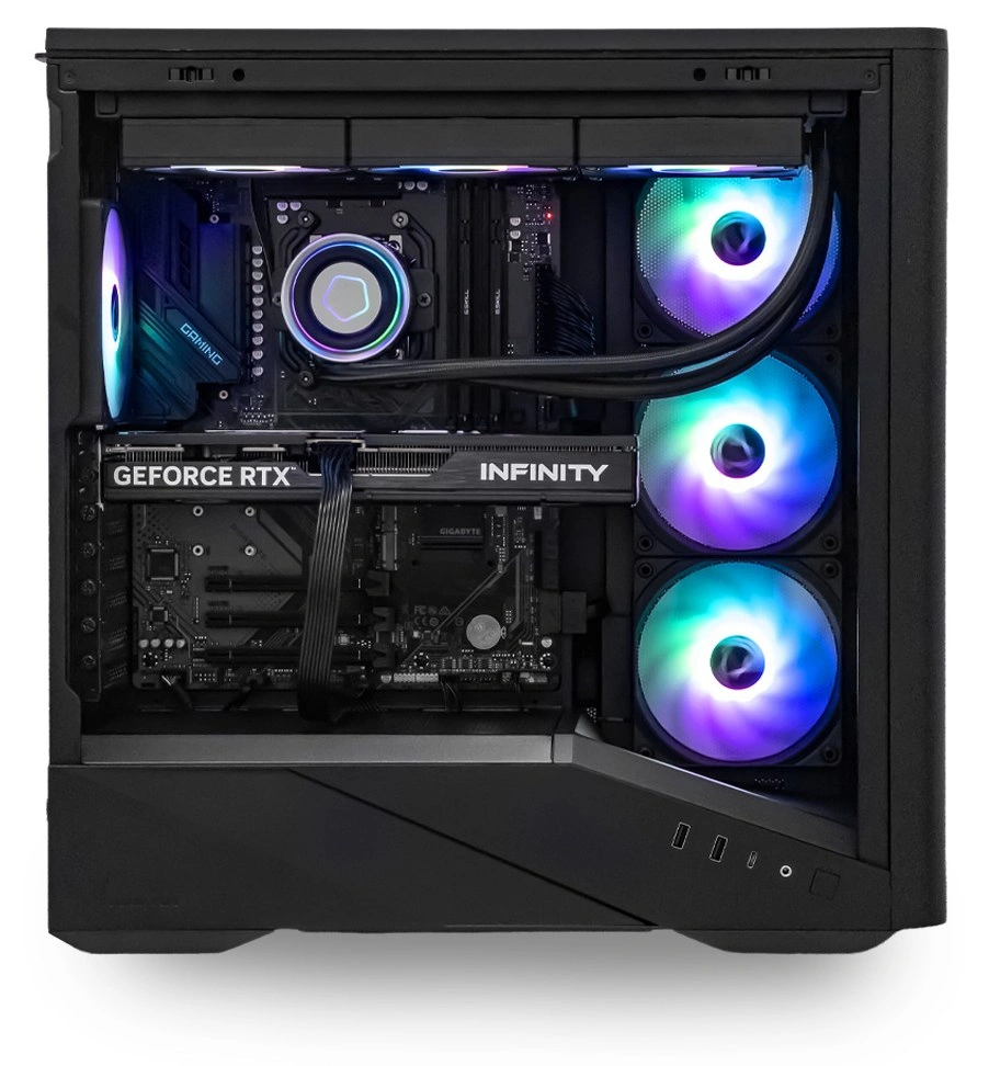 Системный блок CORE X (G9 Duo Ryzen 5 7500F, 32Гб DDR5, RTX5060 Ti 16GB, SSD 1Тб M.2, Gigabyte B850, 650Вт). Фото 3