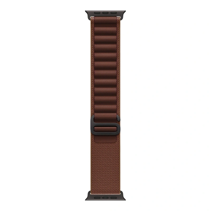 Умные часы Apple Watch Ultra 4 (2026) GPS+Cellular 49мм, Чёрный титановый корпус, ремешок "Бургунди альпийская петля" размер M 145-190 мм (MJC14). Фото 3