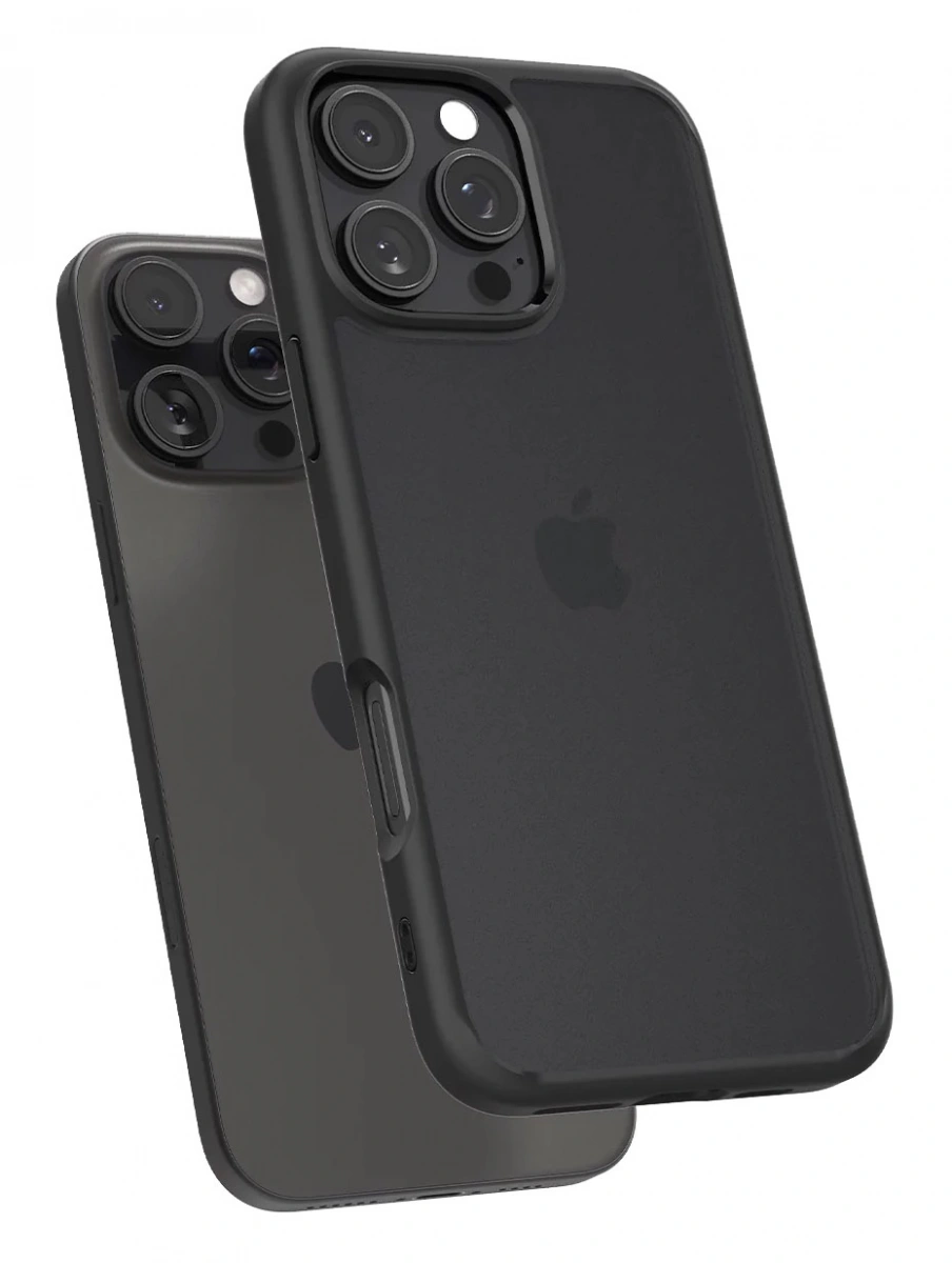 Накладка Spigen Ultra Hybrid для iPhone 16 Pro, Frost Black (ACS08124). Фото 6